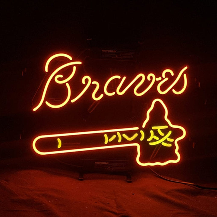 Neon Signs Land Neon Signs Atlanta Braves Baseball Logo Neon Signs Light