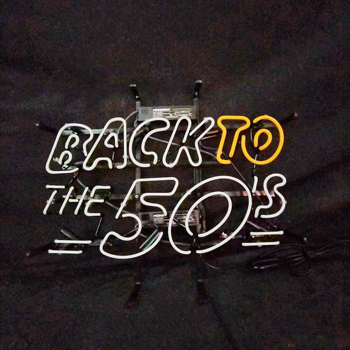 Neon Signs Land Neon Signs Back to The 50's Neon Light Signs