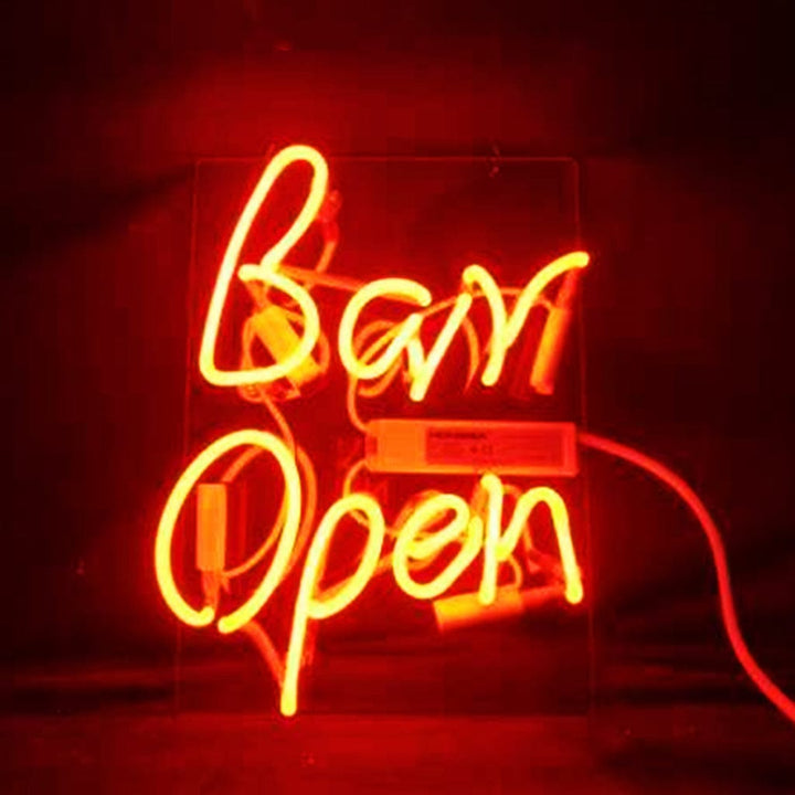 Neon Signs Land Neon Signs Bar Open Neon Light Sign