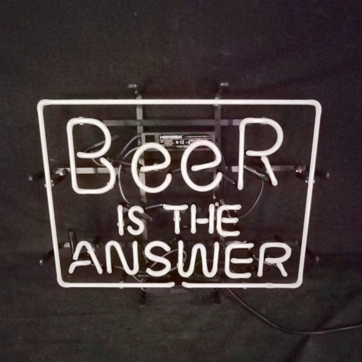 Neon Signs Land Neon Signs Beer is the Answer Neon Light Sign