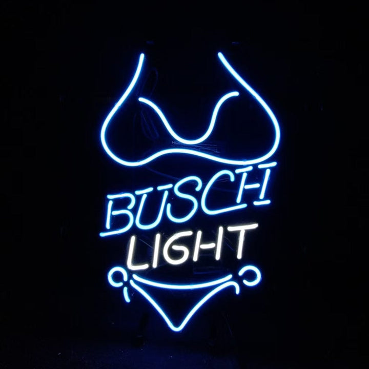 Neon Signs Land Neon Signs Blue Bikini Sets Busch Light Neon Light Sign