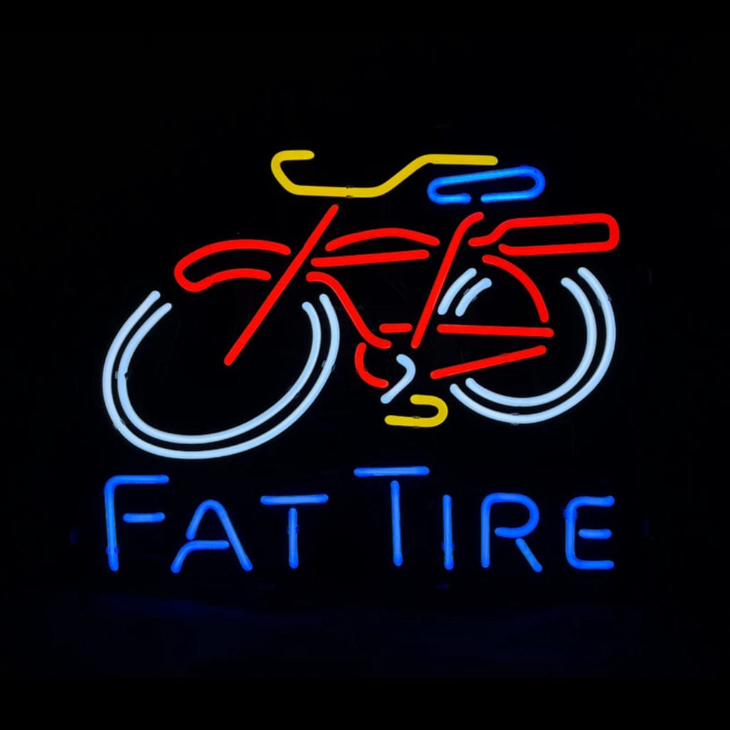 Neon Signs Land Neon Signs Blue Fat Tire Bicycle Bike Neon Signs Light