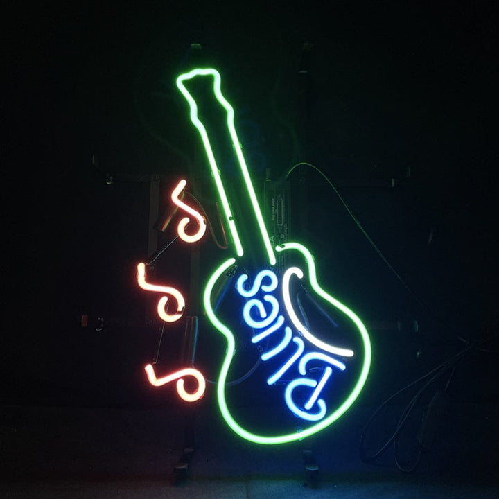 Neon Signs Land Neon Signs Blues Guitar Neon Signs Light