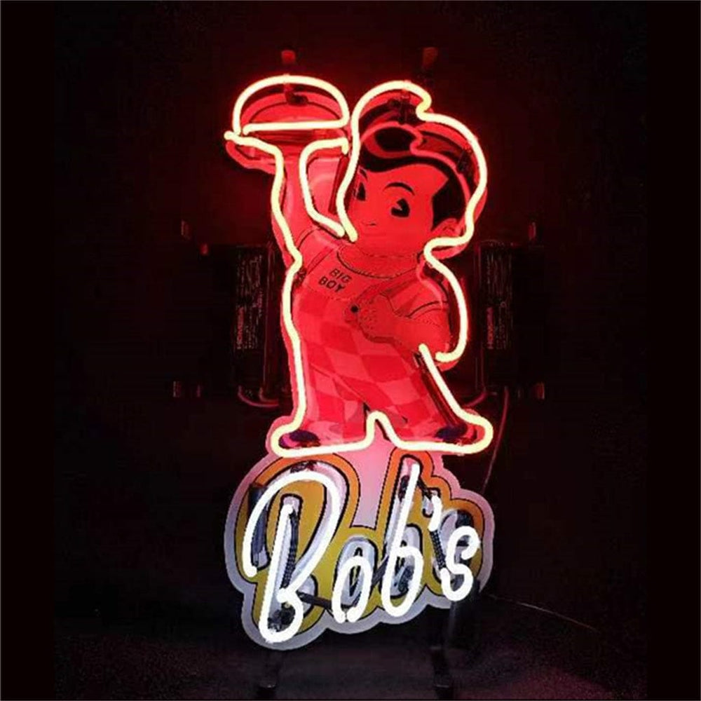 Neon Signs Land Neon Signs Bob's Big Boy Red Neon Signs Light