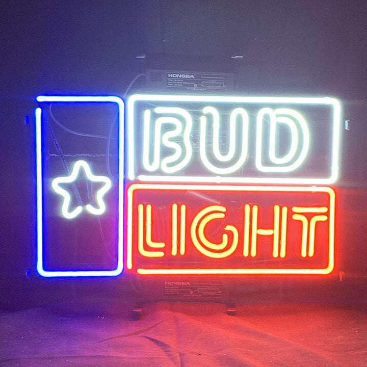 Neon Signs Land Neon Signs Bud Light Star Beer Neon Light Sign