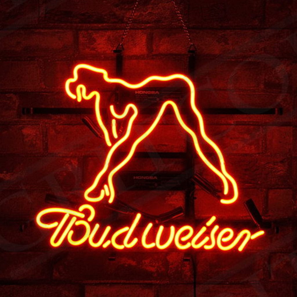 Neon Signs Land Neon Signs Budweiser Beer Live Nudes Sexy Girl Neon Signs