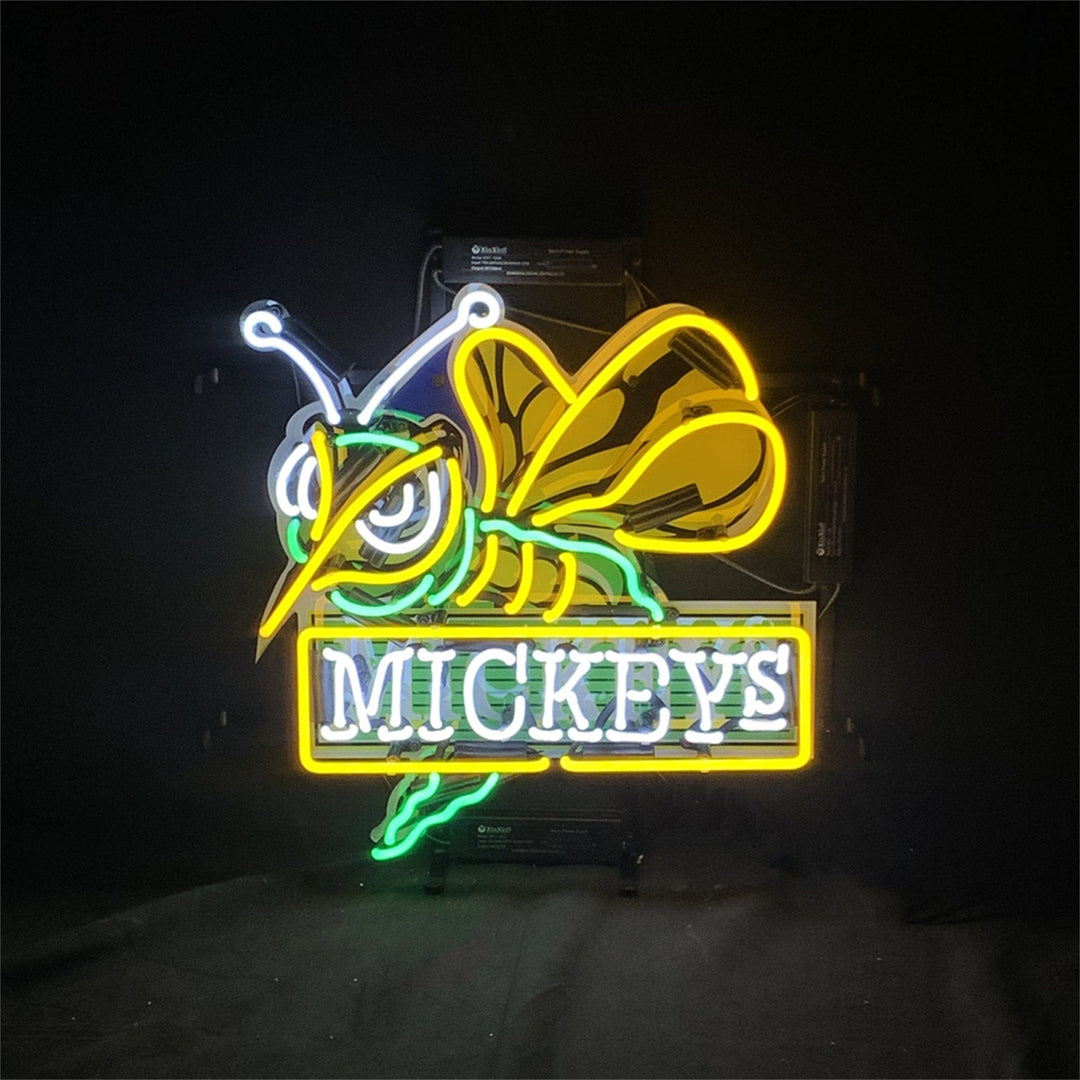 Neon Signs Land Neon Signs Bumblebee Mickeys Neon Sign with UV-printed