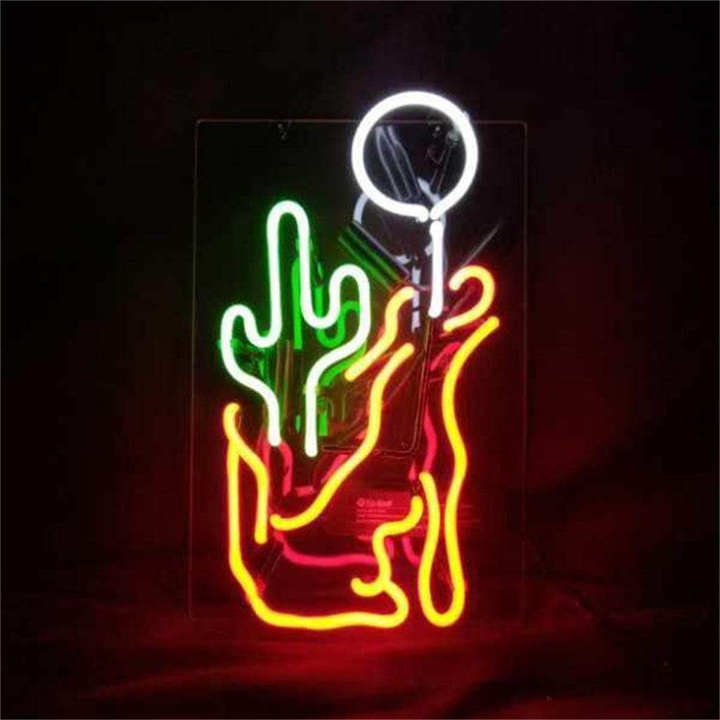 Neon Signs Land Neon Signs Cactus Wolf Moon Neon Signs