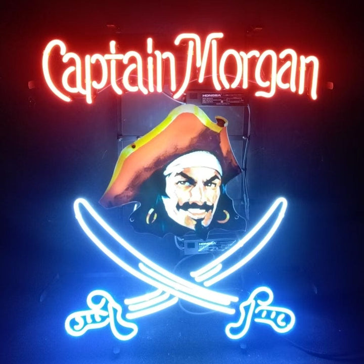 Neon Signs Land Neon Signs Captain Morgan Sabre Rum Neon Signs