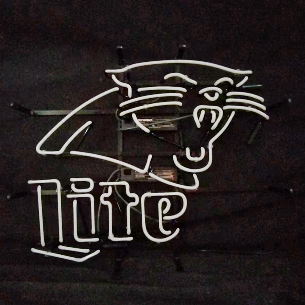 Neon Signs Land Neon Signs Carolina Panthers Miller Lite Neon Signs