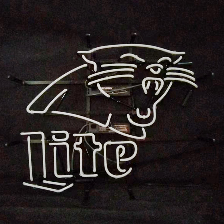 Neon Signs Land Neon Signs Carolina Panthers Miller Lite Neon Signs