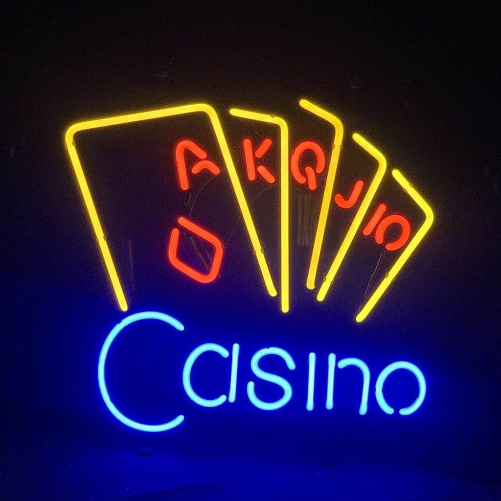 Neon Signs Land Neon Signs Casino Poker Neon Sign Light