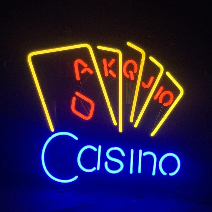 Neon Signs Land Neon Signs Casino Poker Neon Sign Light