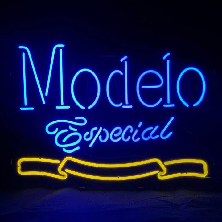 Neon Signs Land Neon Signs Cerveza Modelo Especial Beer Logo Neon Sign Light