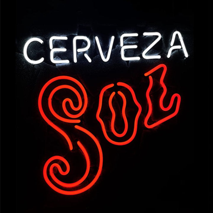 Neon Signs Land Neon Signs Cerveza Sol Neon Signs