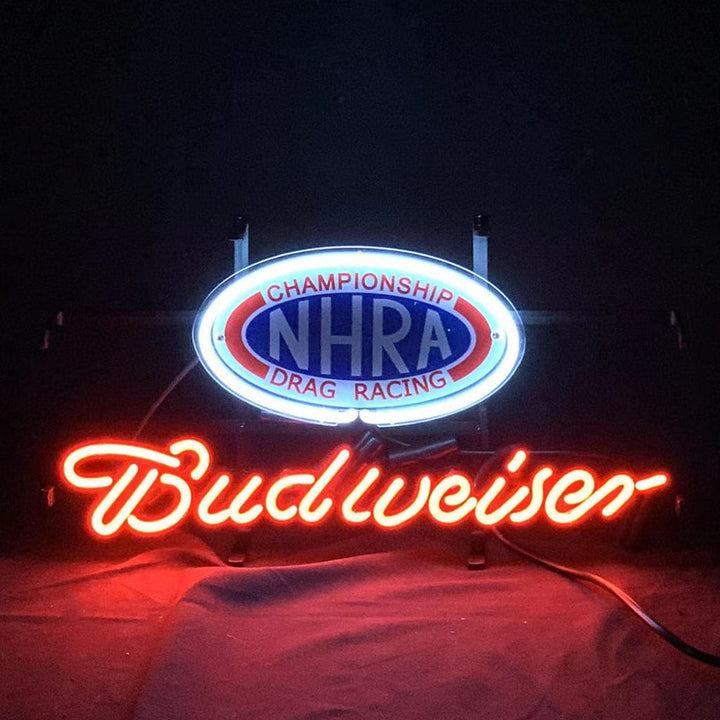 Neon Signs Land Neon Signs Championship NHRA Drag Racing Budweiser Neon Signs Light