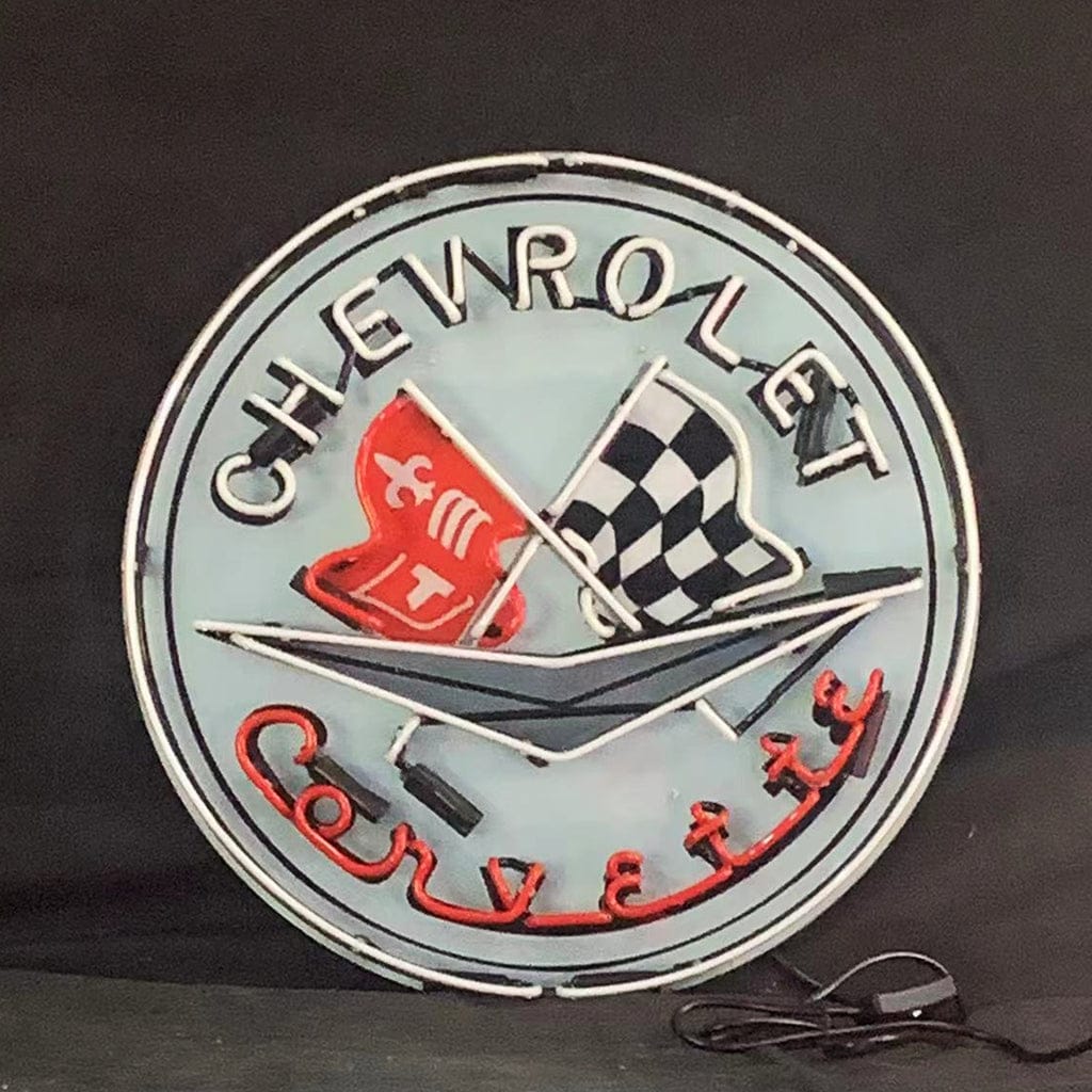 Neon Signs Land Neon Signs Chevrolet Corvette Auto Car Neon Signs