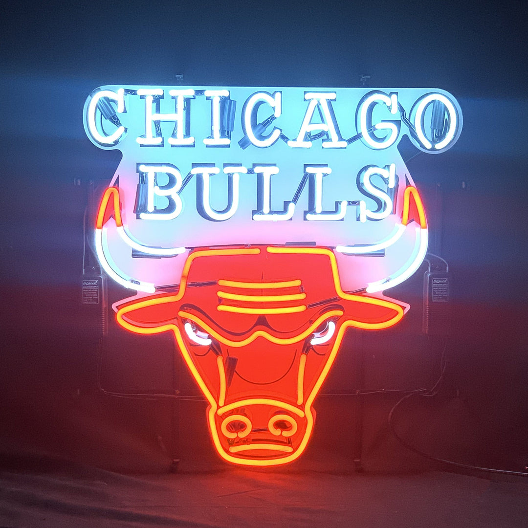 Neon Signs Land Neon Signs Chicago Bulls Logo Neon Signs Light