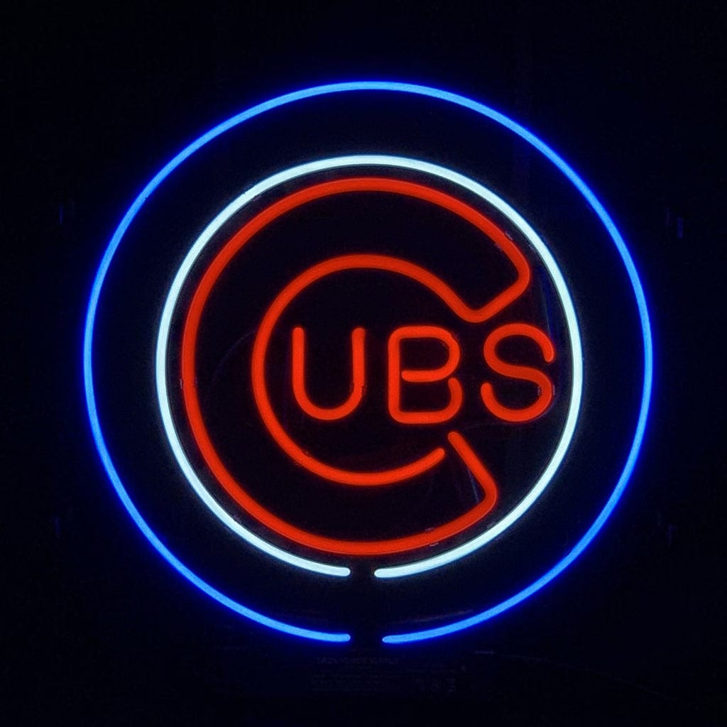 Neon Signs Land Neon Signs Chicago Cubs UBS Baseball Logo Neon_Signs