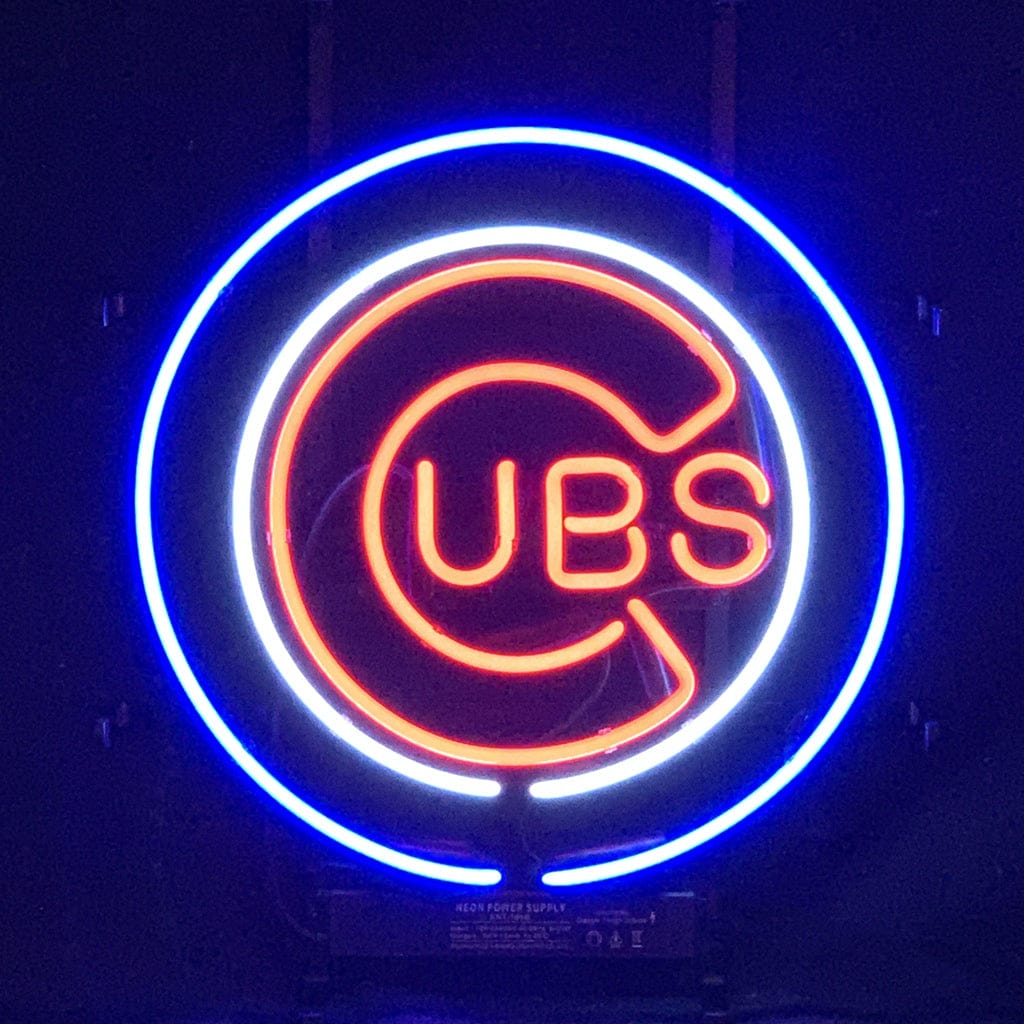 Neon Signs Land Neon Signs Chicago Cubs UBS Baseball Logo Neon_Signs