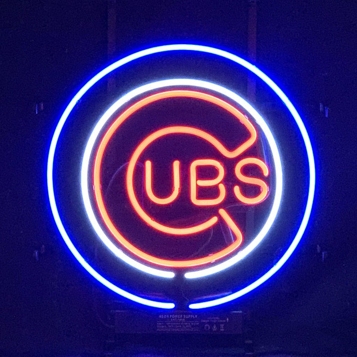 Neon Signs Land Neon Signs Chicago Cubs UBS Baseball Logo Neon_Signs