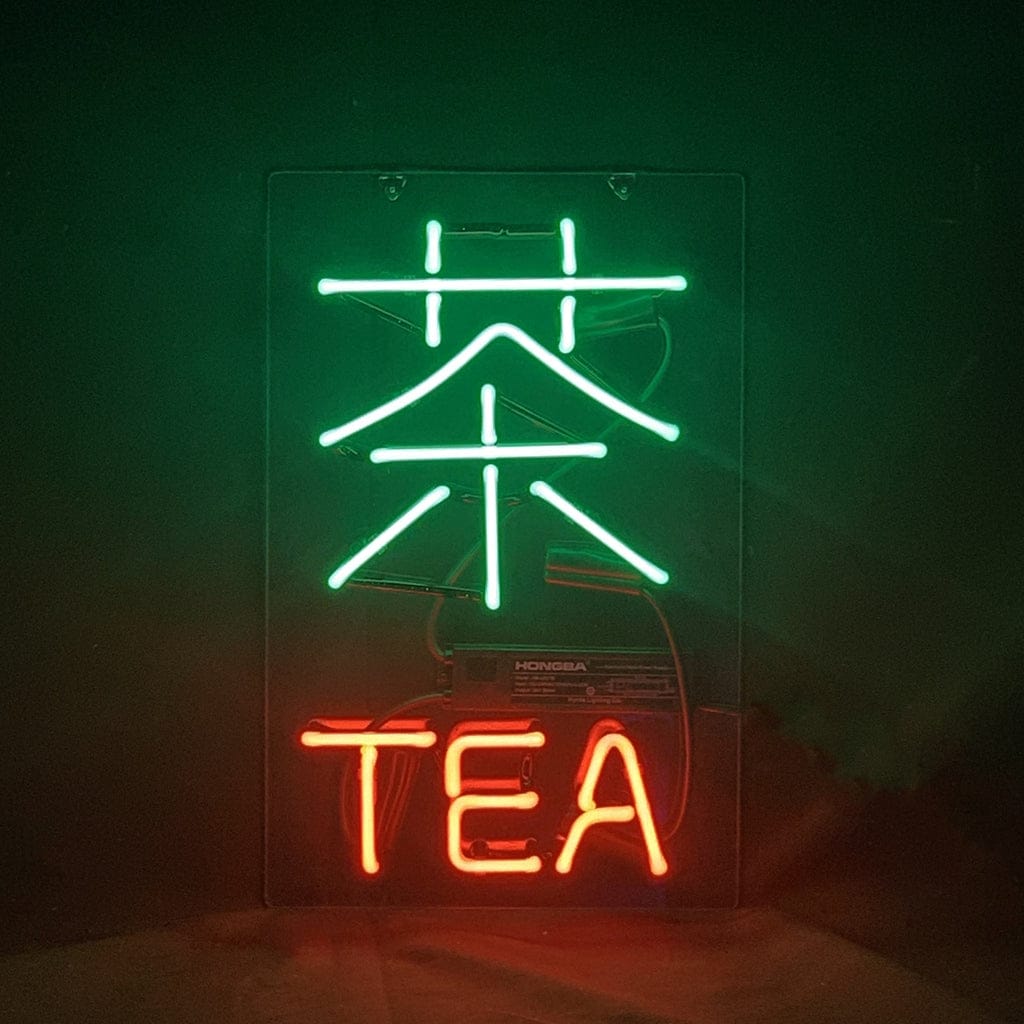 Neon Signs Land Neon Signs Chinese Characters Tea Neon Signs