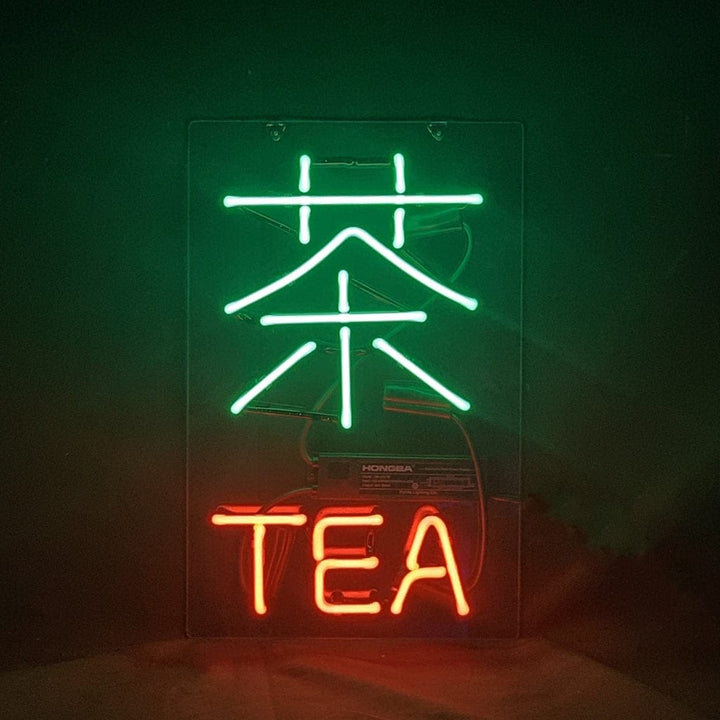 Neon Signs Land Neon Signs Chinese Characters Tea Neon Signs