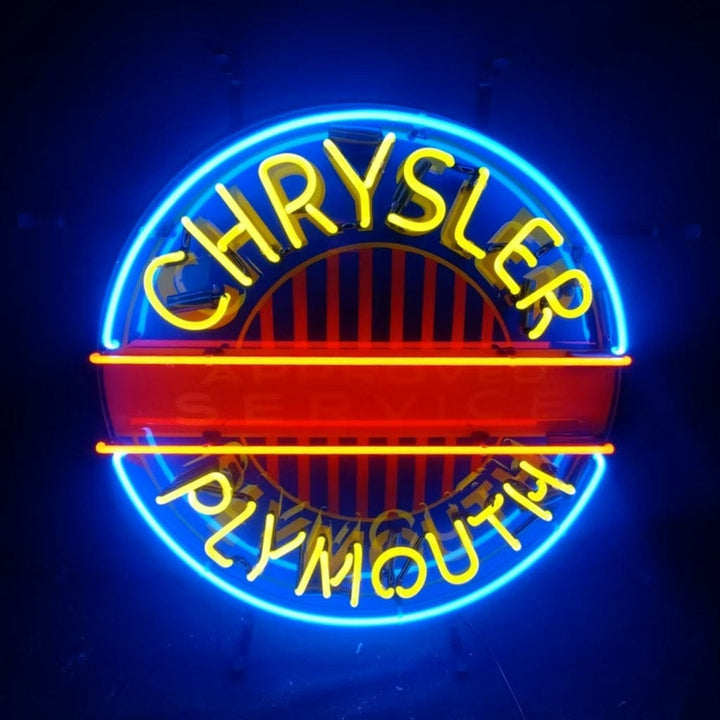 Neon Signs Land Neon Signs Chrysler Plymouth Auto Car Logo Neon Signs