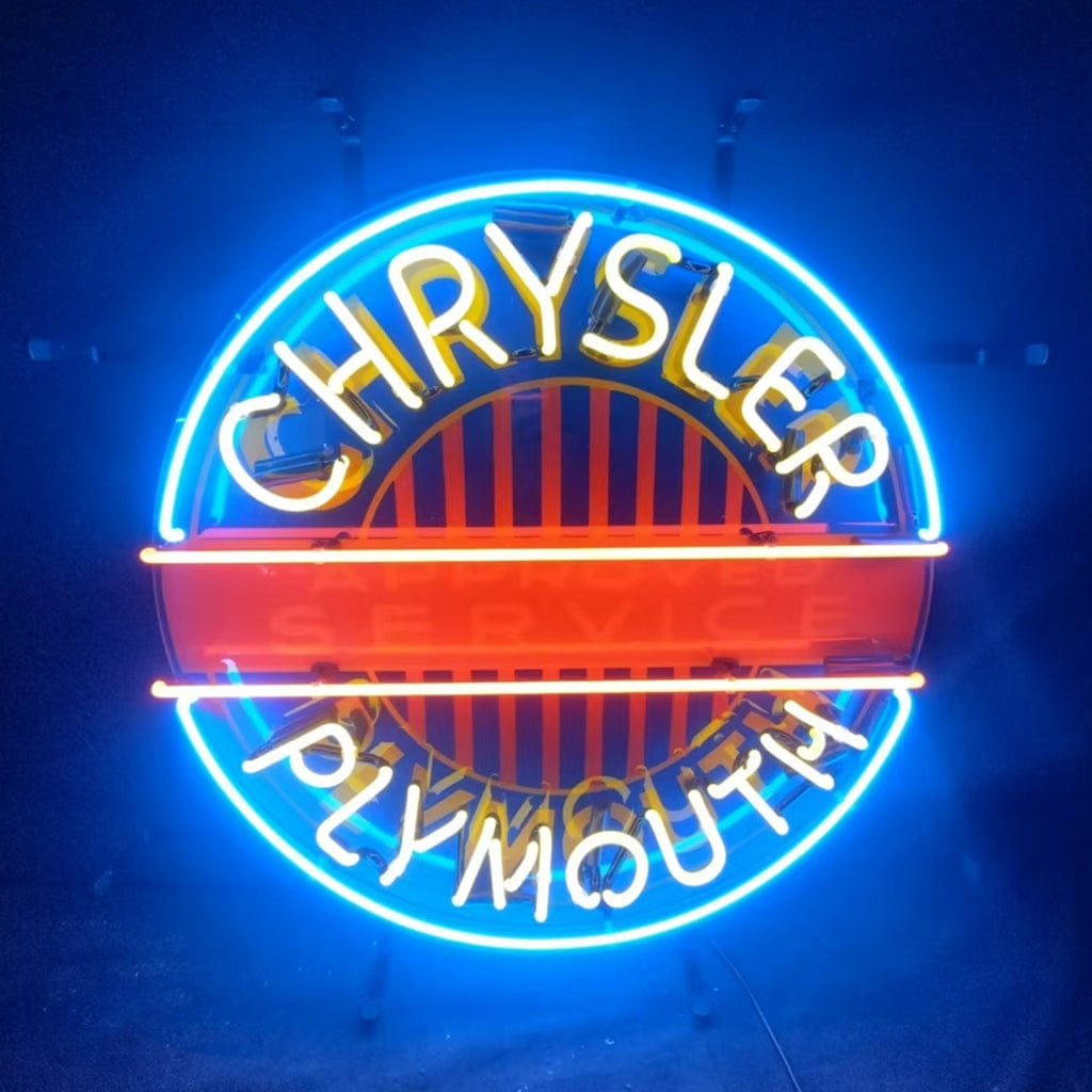 Neon Signs Land Neon Signs Chrysler Plymouth Auto Car Logo Neon Signs