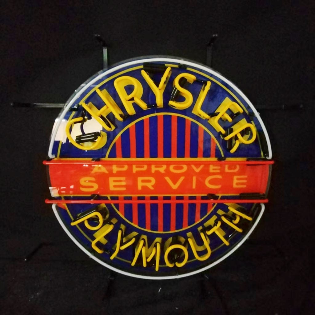Neon Signs Land Neon Signs Chrysler Plymouth Auto Car Logo Neon Signs