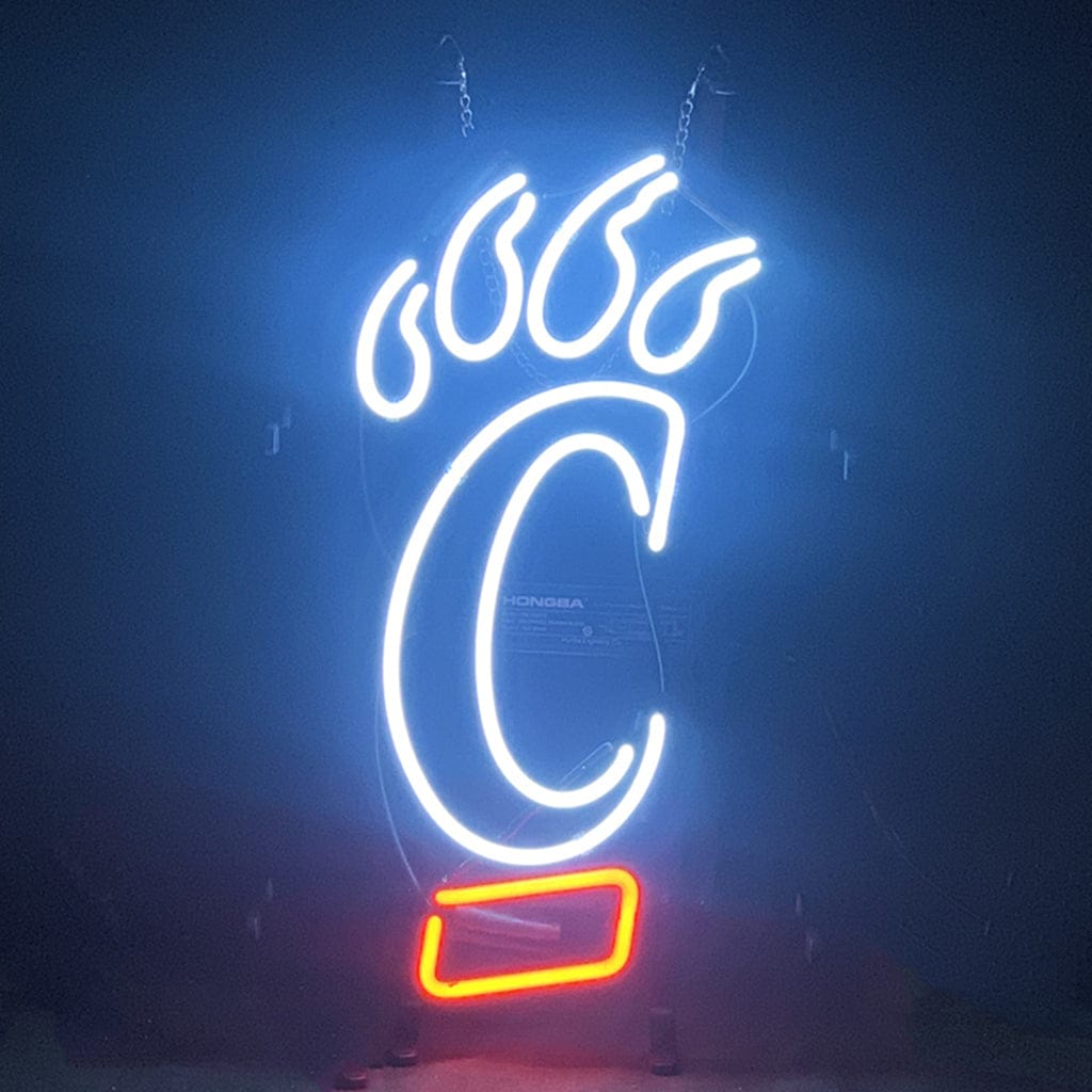 Neon Signs Land Neon Signs Cincinnati Bearcats Sport Logo Neon Signs Light