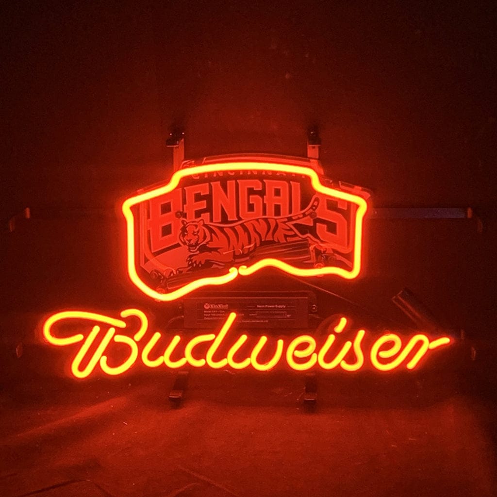 Neon Signs Land Neon Signs Cincinnati Bengals Budweiser Neon Signs
