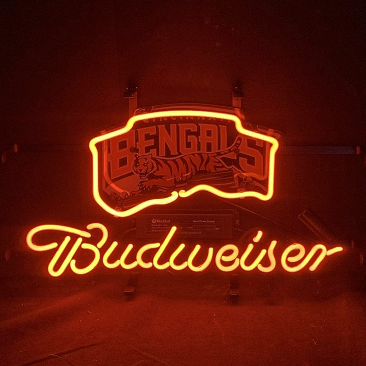 Neon Signs Land Neon Signs Cincinnati Bengals Budweiser Neon Signs