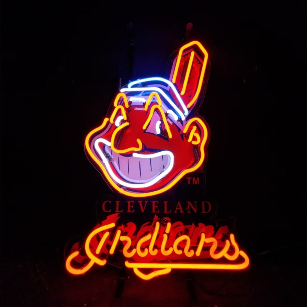Neon Signs Land Neon Signs Cleveland Indians Neon Signs