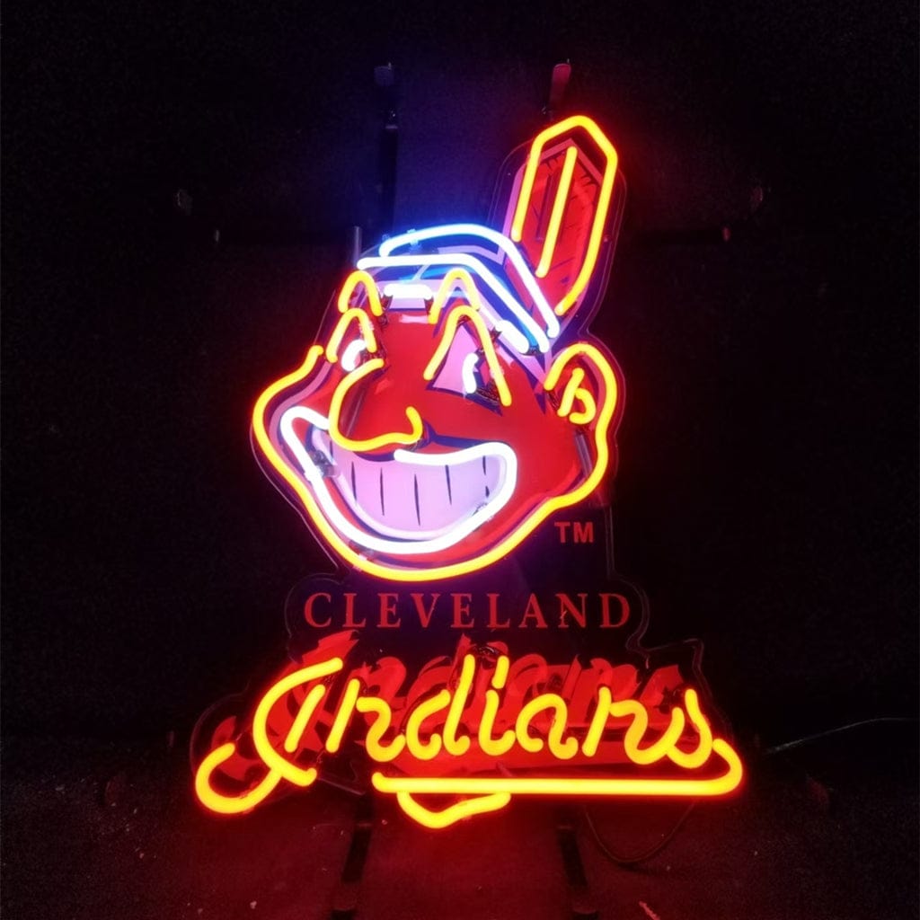 Neon Signs Land Neon Signs Cleveland Indians Neon Signs
