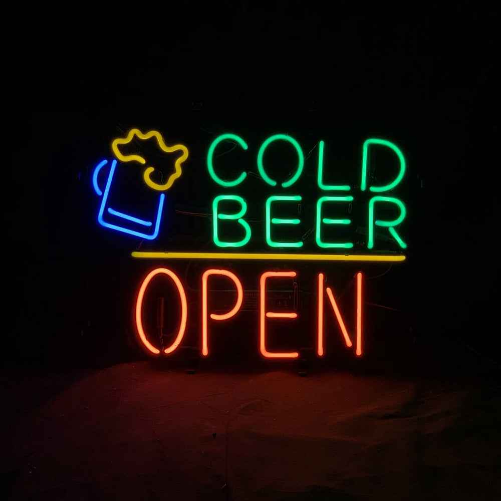 Neon Signs Land Neon Signs Cold Beer Open Neon Signs Light
