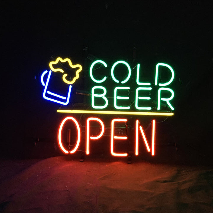 Neon Signs Land Neon Signs Cold Beer Open Neon Signs Light