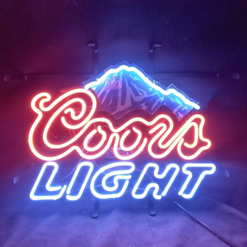 Neon Signs Land Neon Signs Coors Light Beer Outline Neon Signs
