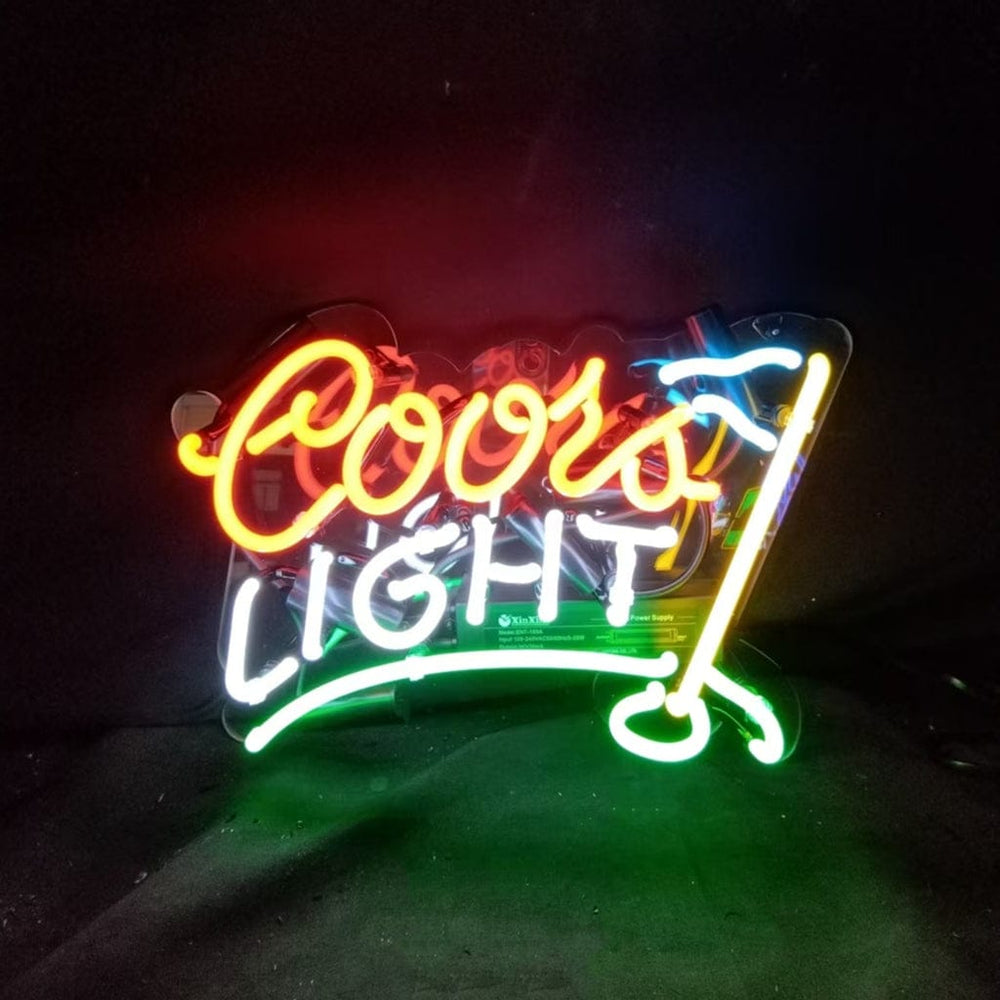 Neon Signs Land Neon Signs Coors Light Golf Neon Sign Light
