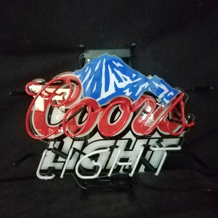 Neon Signs Land Neon Signs Coors Light with Snow Mountain Logo Neon Signs