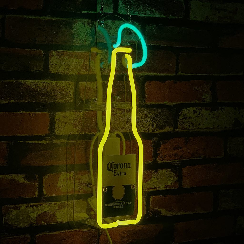 Neon Signs Land Neon Signs Corona Extra Bottle with Lime Neon Signs