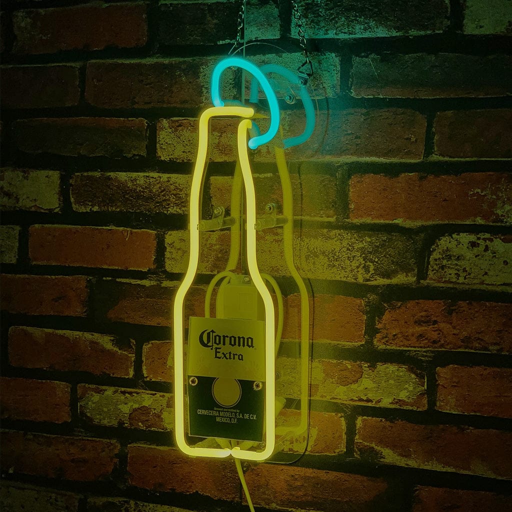 Neon Signs Land Neon Signs Corona Extra Bottle with Lime Neon Signs