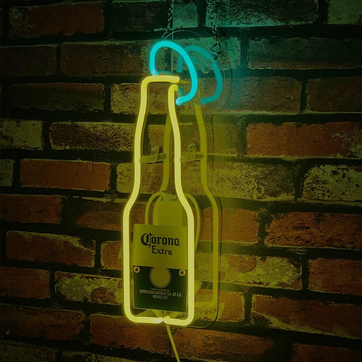Neon Signs Land Neon Signs Corona Extra Bottle with Lime Neon Signs