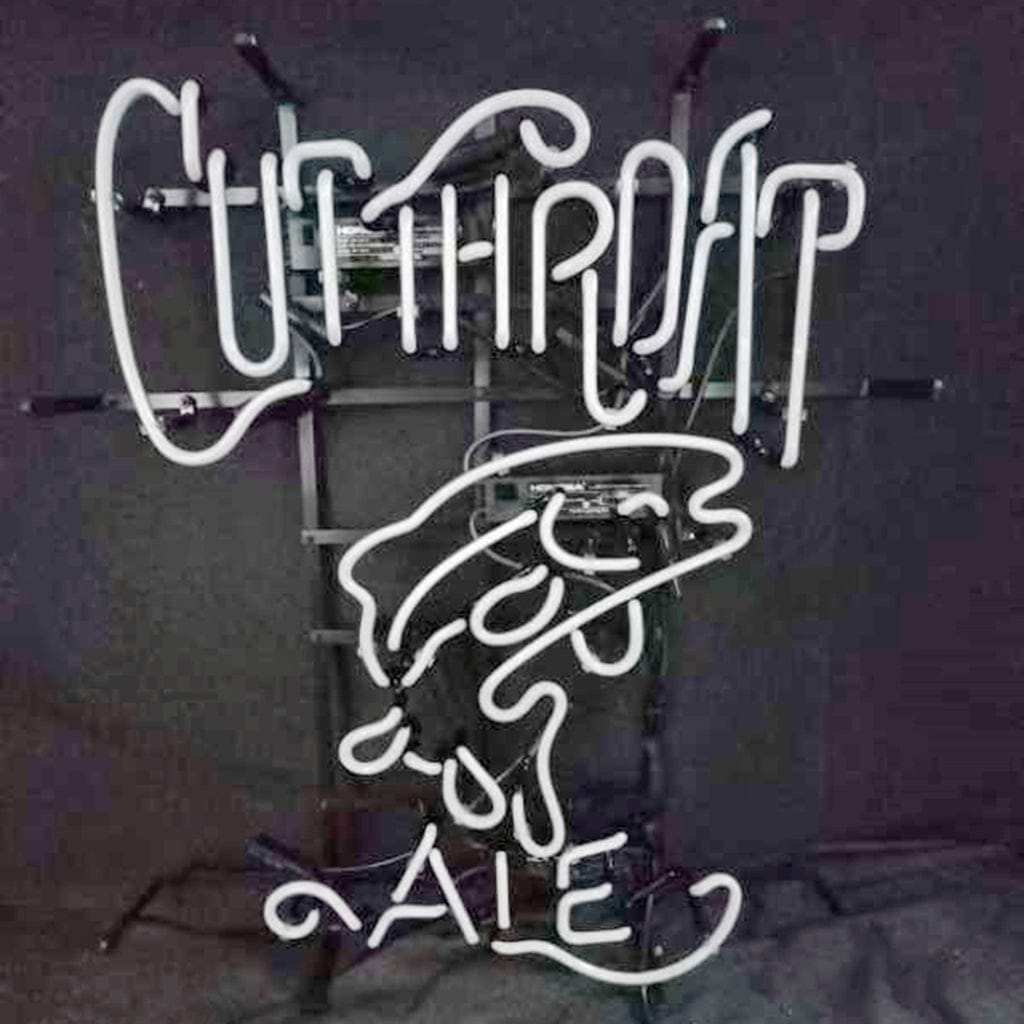 Neon Signs Land Neon Signs Cutthroat Ale Fish Neon Light Sign