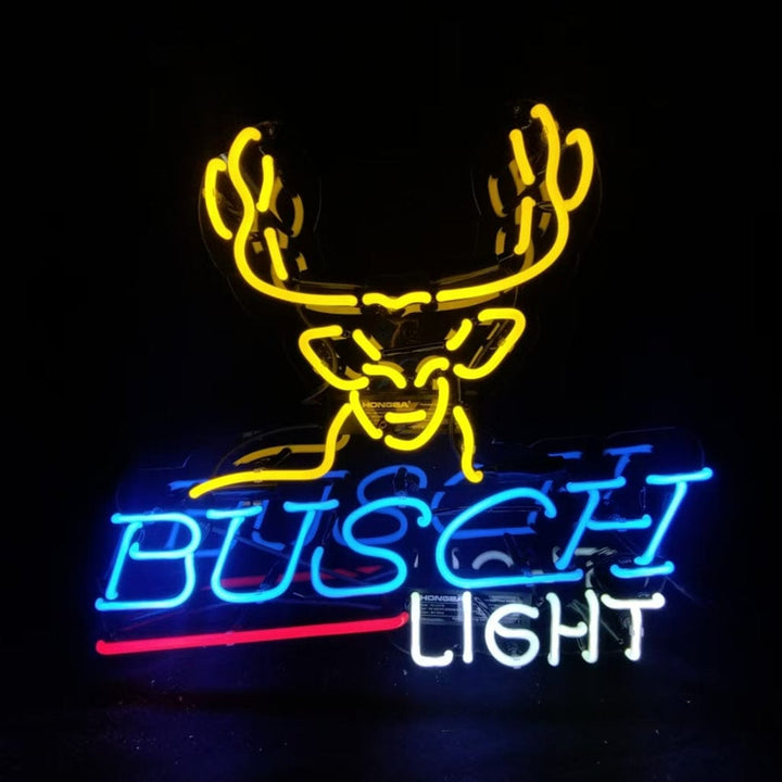 Neon Signs Land Neon Signs Deer Busch Light Beer Neon Signs Light