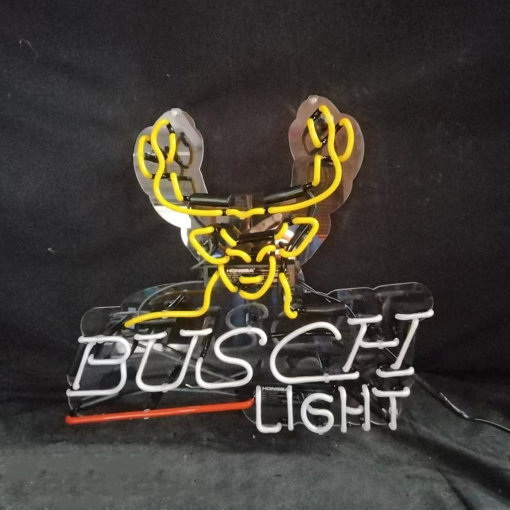 Neon Signs Land Neon Signs Deer Busch Light Beer Neon Signs Light