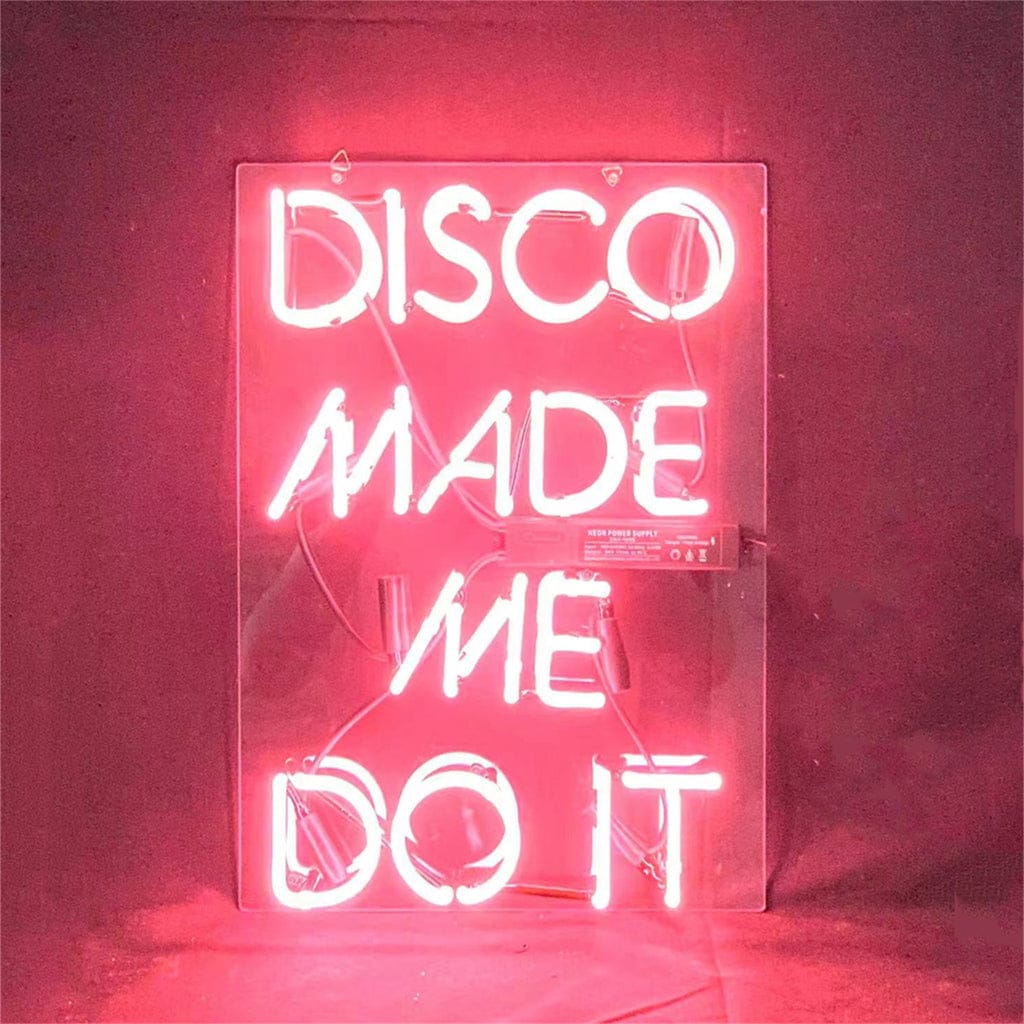 Neon Signs Land Neon Signs Disco Made Me Do It Neon Light Sign