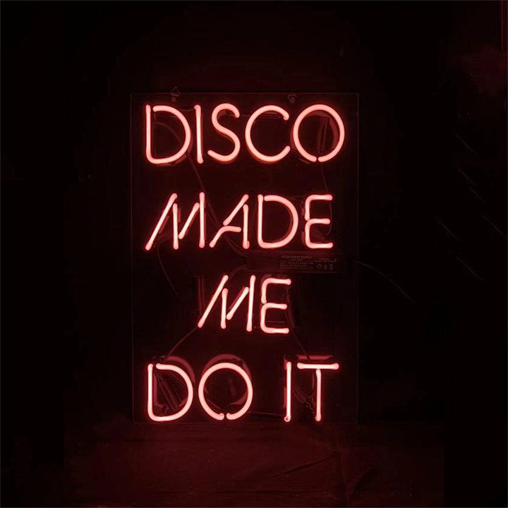 Neon Signs Land Neon Signs Disco Made Me Do It Neon Light Sign