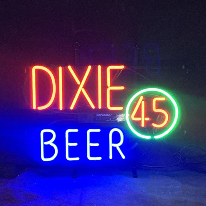 Neon Signs Land Neon Signs Dixie Beer 45 Neon Signs Light