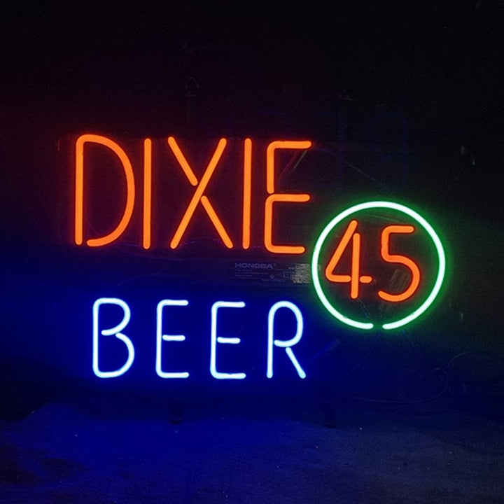 Neon Signs Land Neon Signs Dixie Beer 45 Neon Signs Light